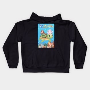 A Day in the Ocean Kids Hoodie